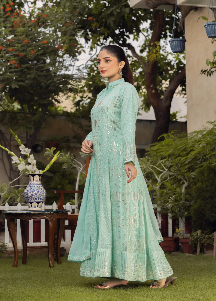 Adams Couture Pret Embroidered Chiffon 3 Piece Suit Chandni