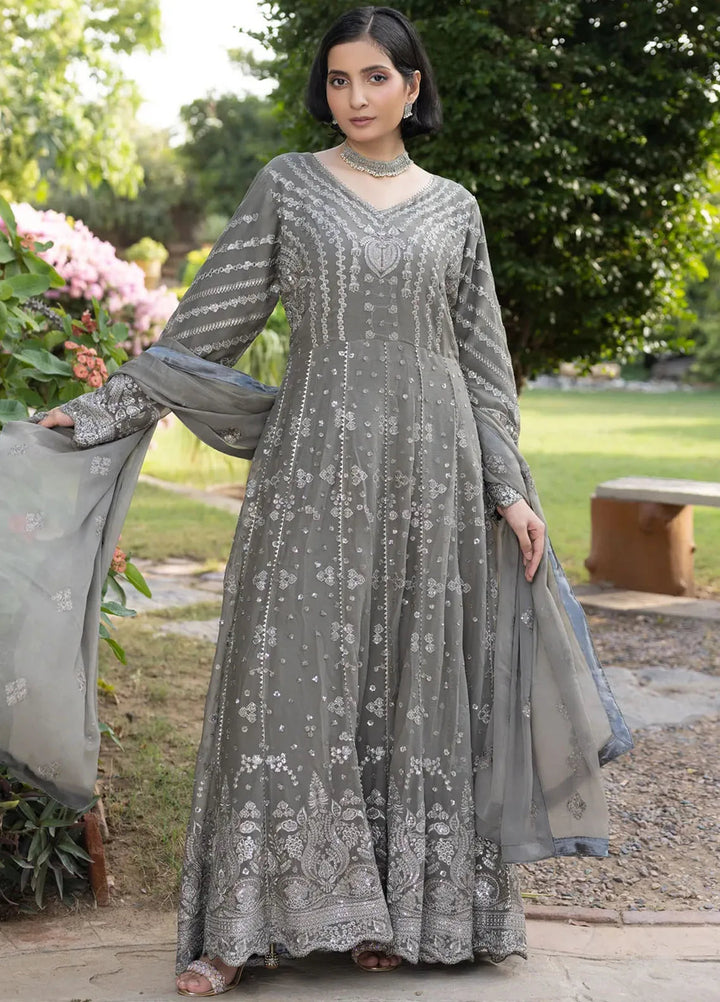 Adams Couture Pret Embroidered Chiffon 3 Piece Suit Zaqoon