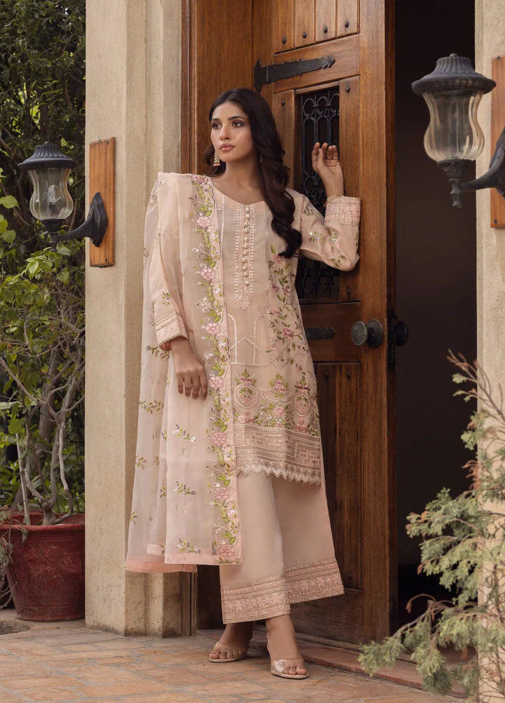 Adams Couture Pret Embroidered Organza 3 Piece Suit Khushbu