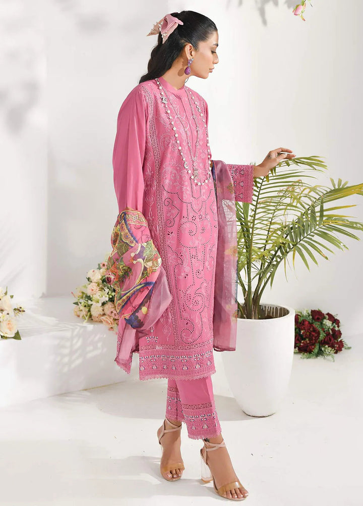 Addee Embroidered Lawn Suits Unstitched 3 Piece AD24QZ SM-032 Sahal - Summer Collection