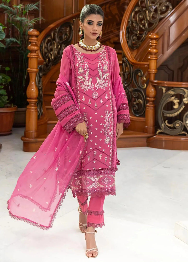 Addee Pret Embroidered Chiffon 3 Piece Suit MF-013