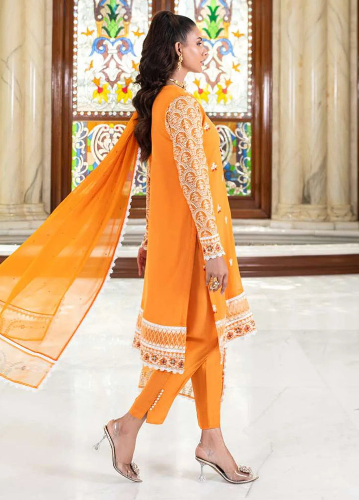 Addee Pret Embroidered Chiffon 3 Piece Suit MF-014