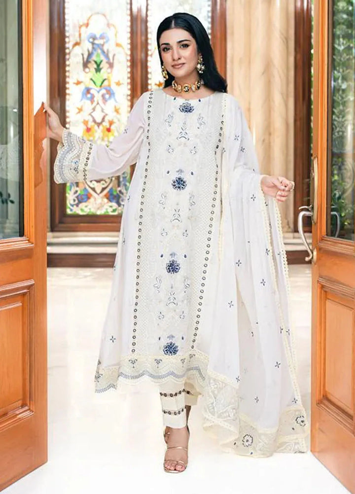 Addee Pret Embroidered Chiffon 3 Piece Suit MF-017