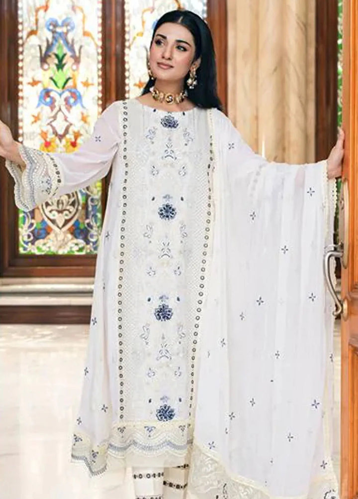 Addee Pret Embroidered Chiffon 3 Piece Suit MF-017