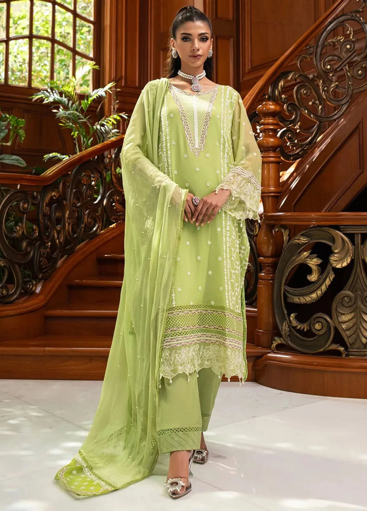 Addee Pret Embroidered Chiffon 3 Piece Suit MF-018