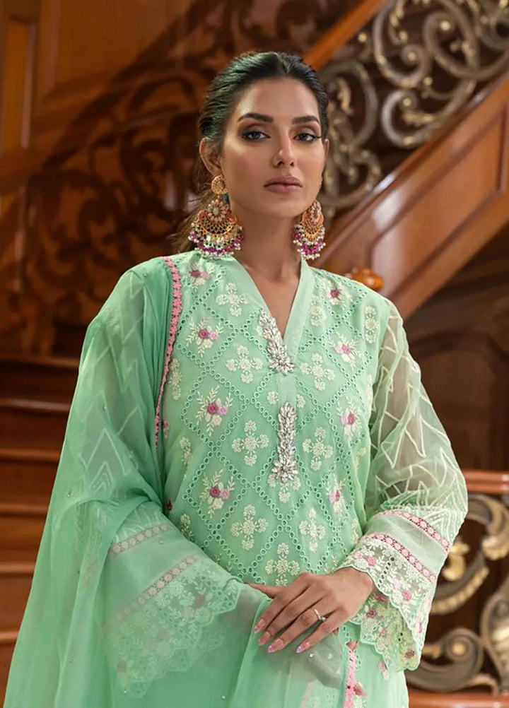 Addee Pret Embroidered Chiffon 3 Piece Suit MF-019