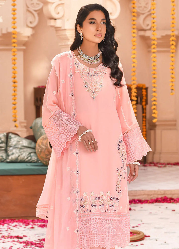 Addee Pret Embroidered Chiffon 3 Piece Suit MF-022 Laalsa
