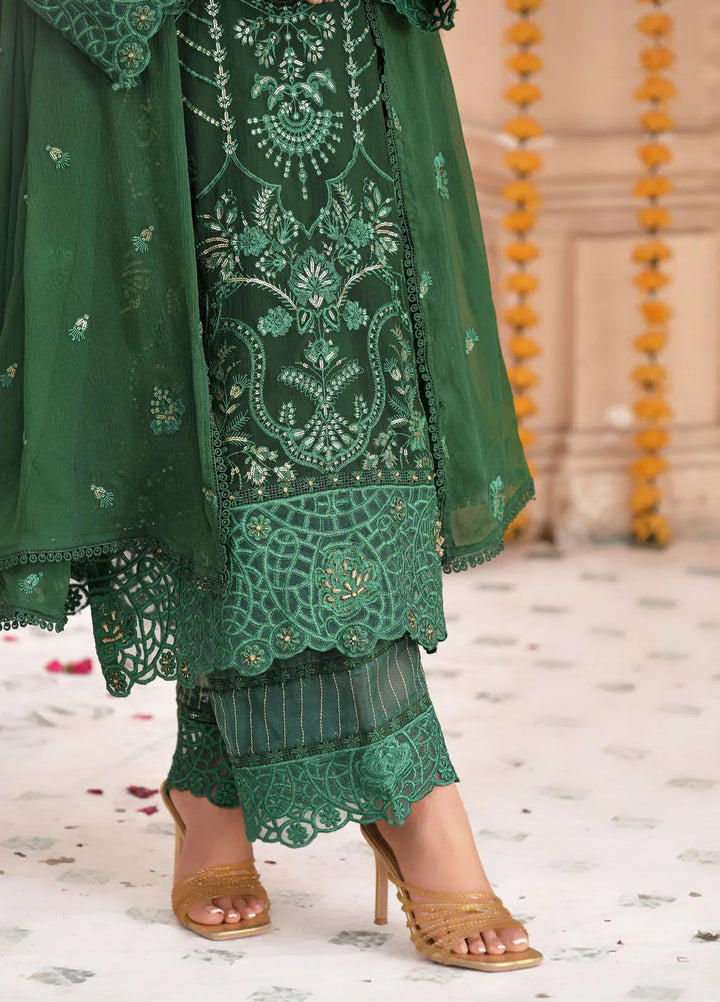 Addee Pret Embroidered Chiffon 3 Piece Suit MF-024 Nadora