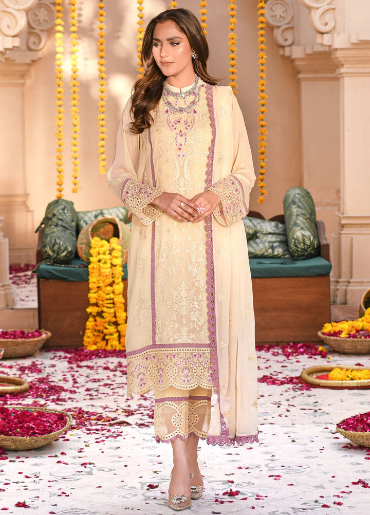 Addee Pret Embroidered Chiffon 3 Piece Suit MF-026 Zuri