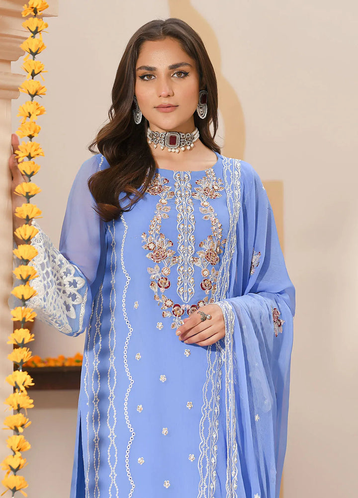 Addee Pret Embroidered Chiffon 3 Piece Suit MF-029 Arsh