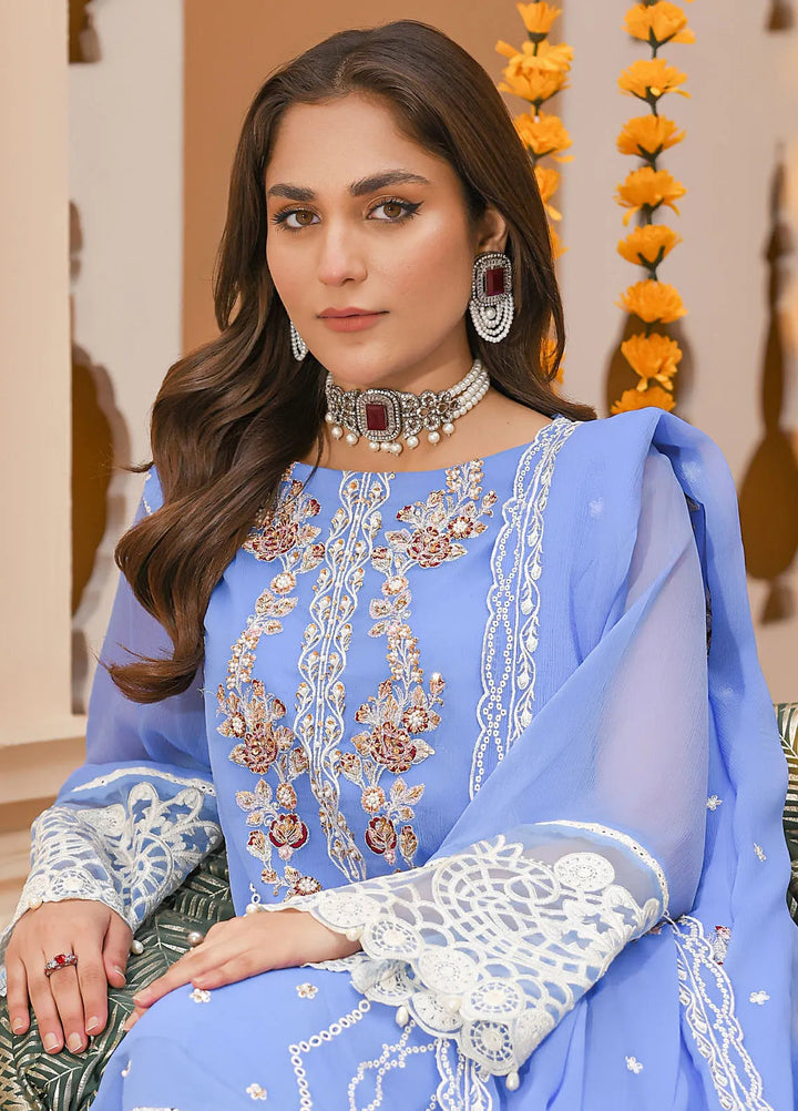 Addee Pret Embroidered Chiffon 3 Piece Suit MF-029 Arsh