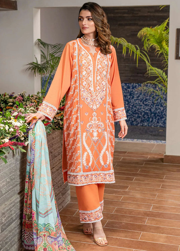 Addee Pret Embroidered Lawn 3 Piece Suit SM-011