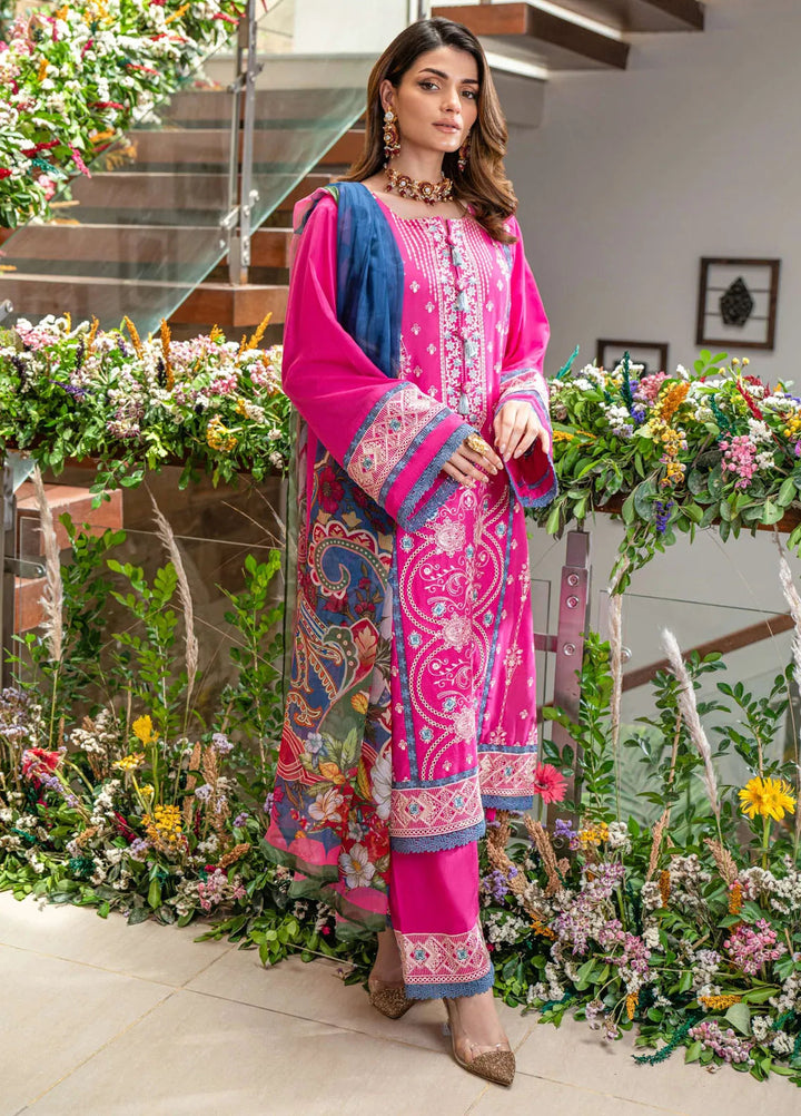 Addee Pret Embroidered Lawn 3 Piece Suit SM-020