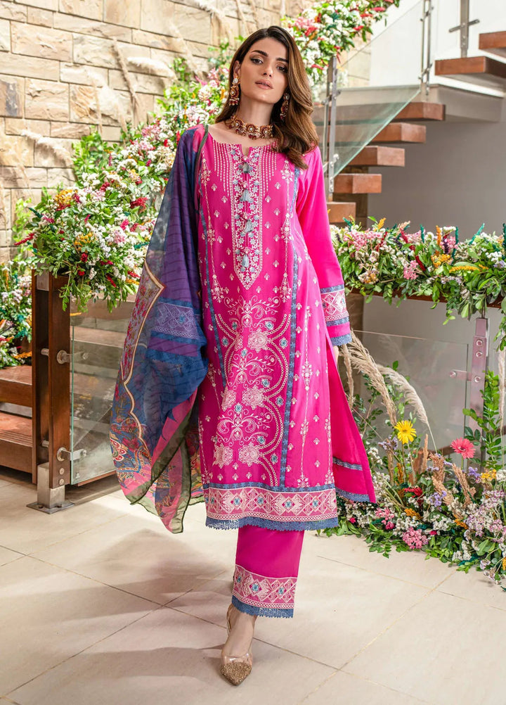 Addee Pret Embroidered Lawn 3 Piece Suit SM-020
