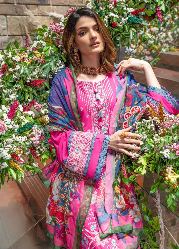 Addee Pret Embroidered Lawn 3 Piece Suit SM-020