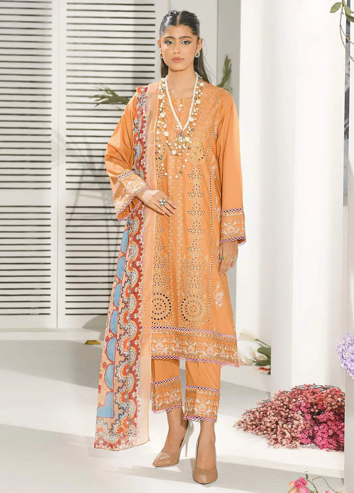 Addee Pret Embroidered Lawn 3 Piece Suit SM-033