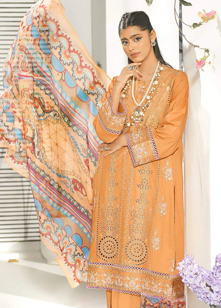 Addee Pret Embroidered Lawn 3 Piece Suit SM-033
