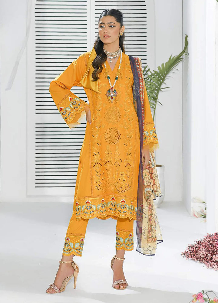 Addee Pret Embroidered Lawn 3 Piece Suit SM-036