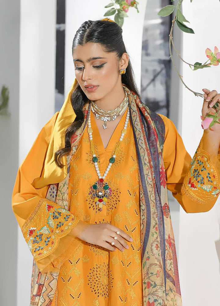 Addee Pret Embroidered Lawn 3 Piece Suit SM-036
