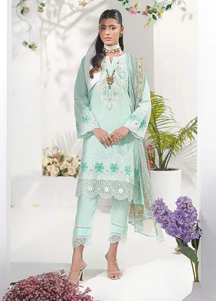 Addee Pret Embroidered Lawn 3 Piece Suit SM-038