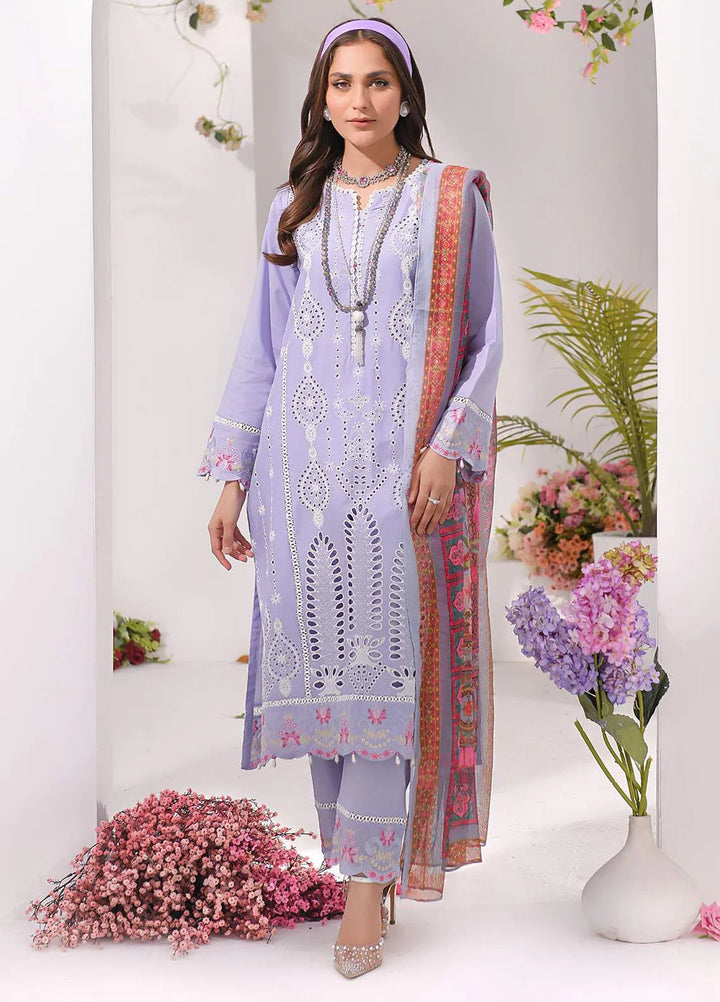 Addee Pret Embroidered Lawn 3 Piece Suit SM-039