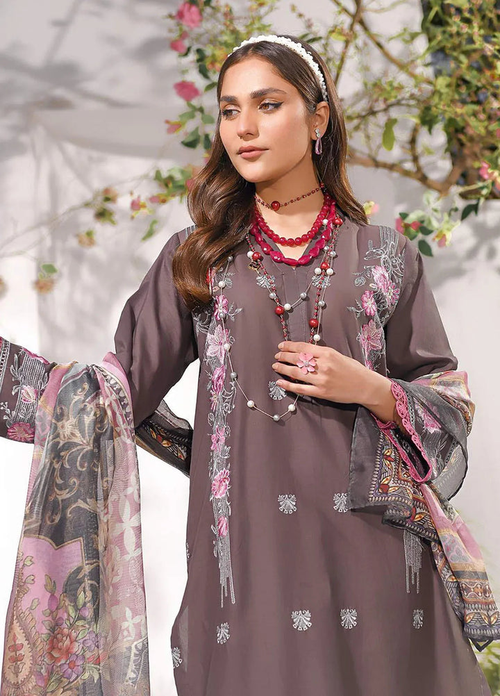 Addee Pret Embroidered Lawn 3 Piece Suit SM-040