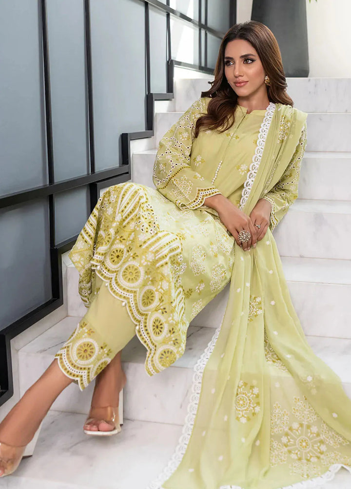 Addee Pret Embroidered Lawn 3 Piece Suit SM-041