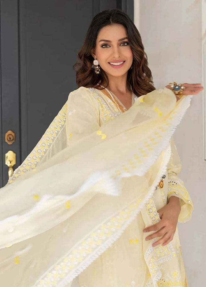 Addee Pret Embroidered Lawn 3 Piece Suit SM-043