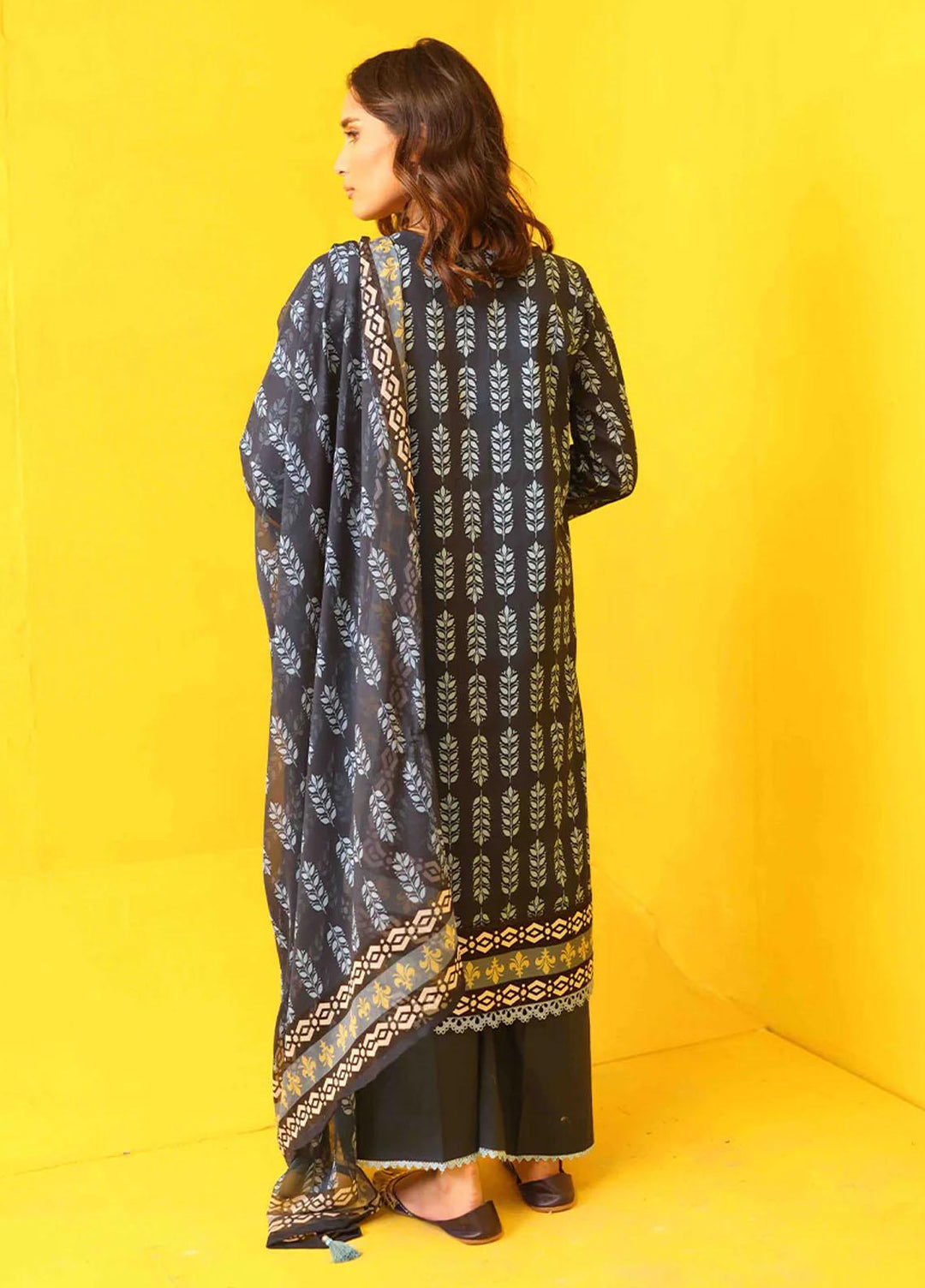 Adorna by Salitex Printed Lawn Suits Unstitched 2 Piece ST23A UNS23CB001UT - Summer Collection