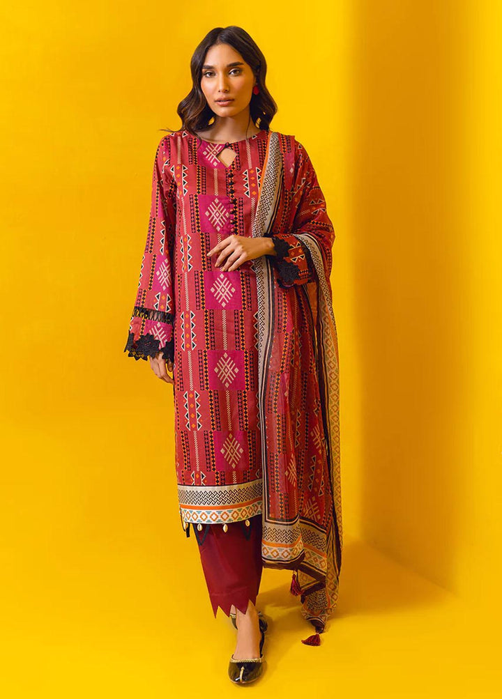 Adorna by Salitex Printed Lawn Suits Unstitched 2 Piece ST23A UNS23CB005UT - Summer Collection