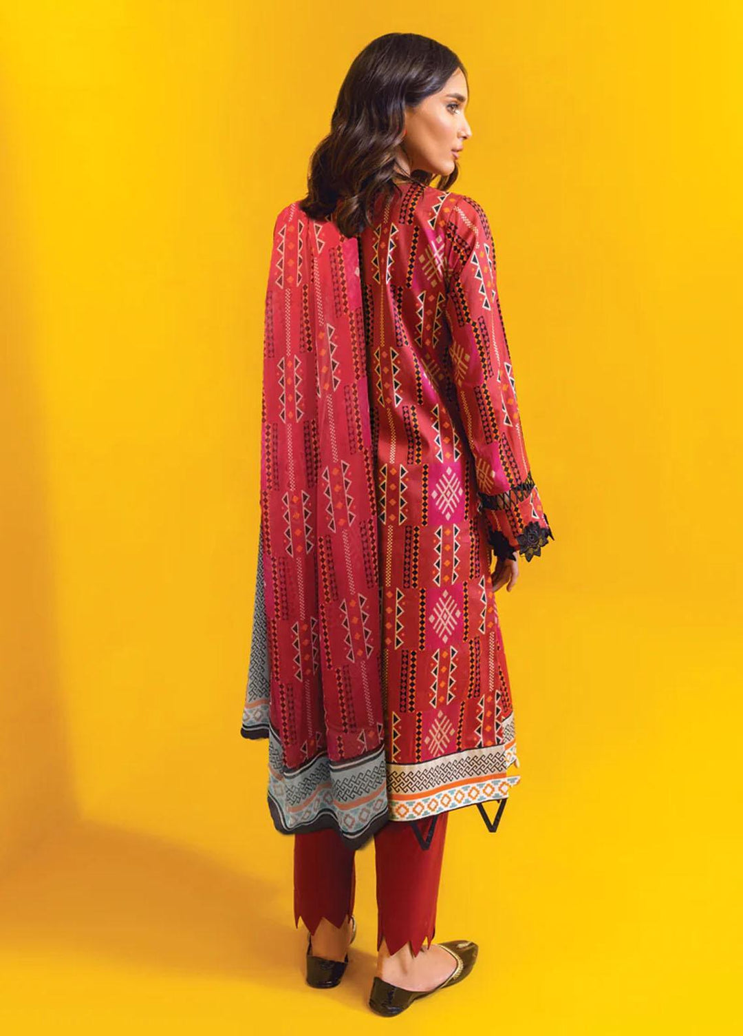 Adorna by Salitex Printed Lawn Suits Unstitched 2 Piece ST23A UNS23CB005UT - Summer Collection