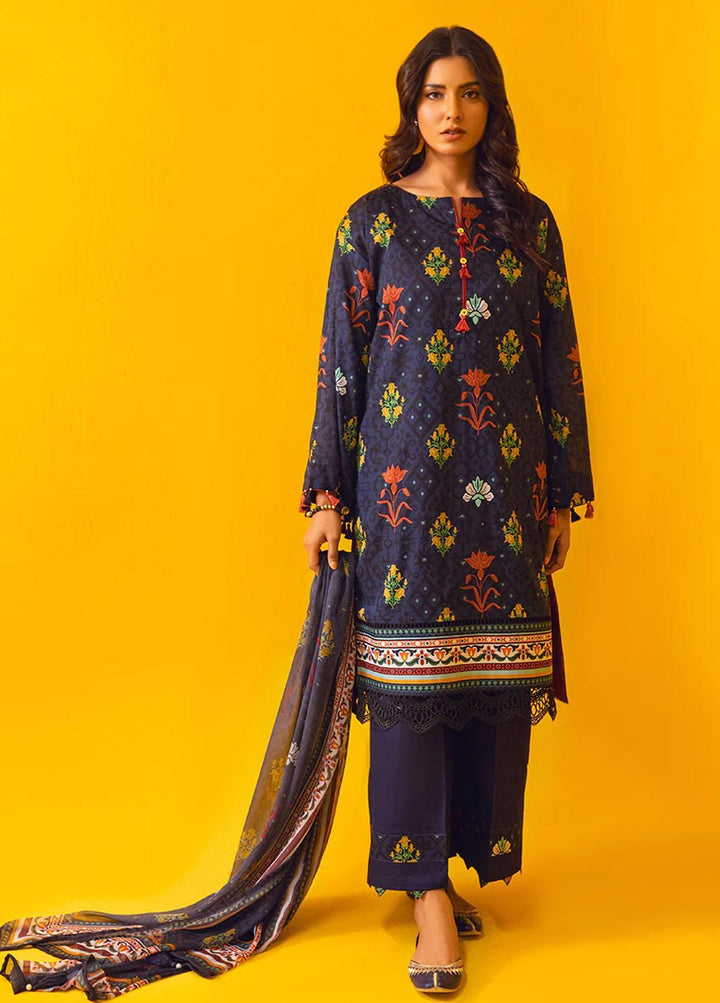Adorna by Salitex Printed Lawn Suits Unstitched 2 Piece ST23A UNS23CB006UT - Summer Collection