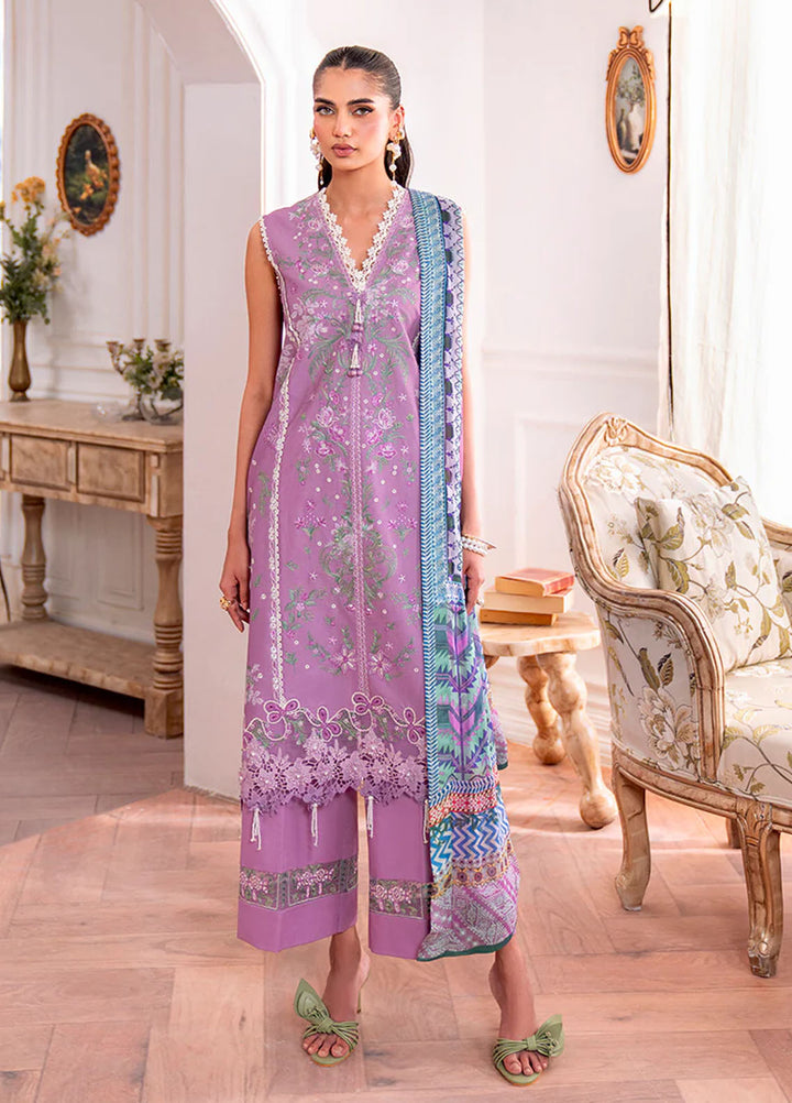 Aezel by Roheenaz Embroidered Cambric Suits Unstitched 3 Piece RNZ25AC D-04 A Laila - Winter Collection