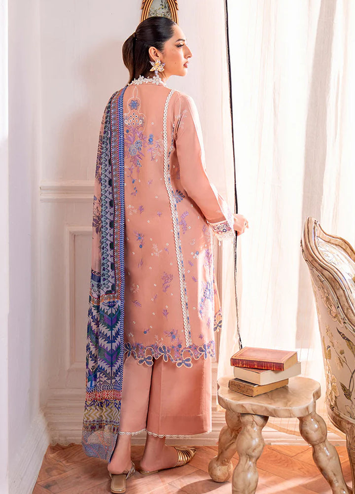 Aezel by Roheenaz Embroidered Cambric Suits Unstitched 3 Piece RNZ25AC D-04 B Wareesha - Winter Collection