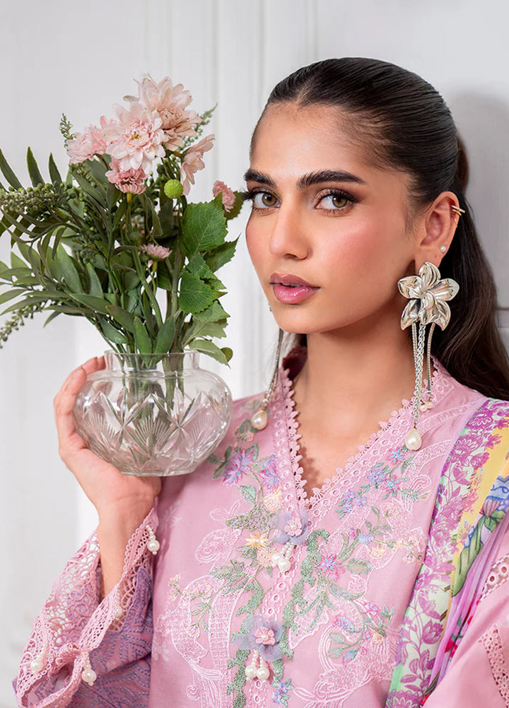 Aezel by Roheenaz Embroidered Cambric Suits Unstitched 3 Piece RNZ25AC D-08 B Evale - Winter Collection