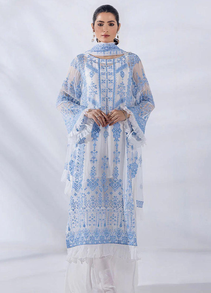 Afreen By Malook Embroidered Chiffon Suits Unstitched 4 Piece MLK23AF Julia - Festive Collection