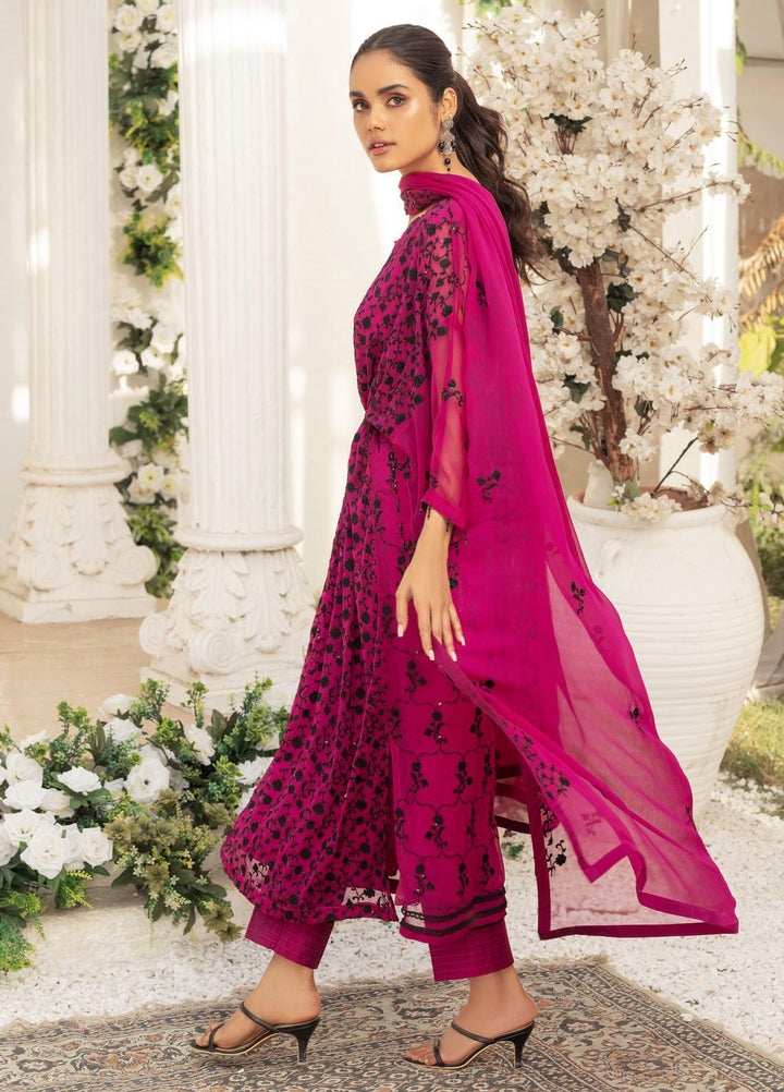 Afreen By Shamooz Embroidered Chiffon Suits Unstitched 3 Piece SHM23A SU-052 Haseena - Festive Collection