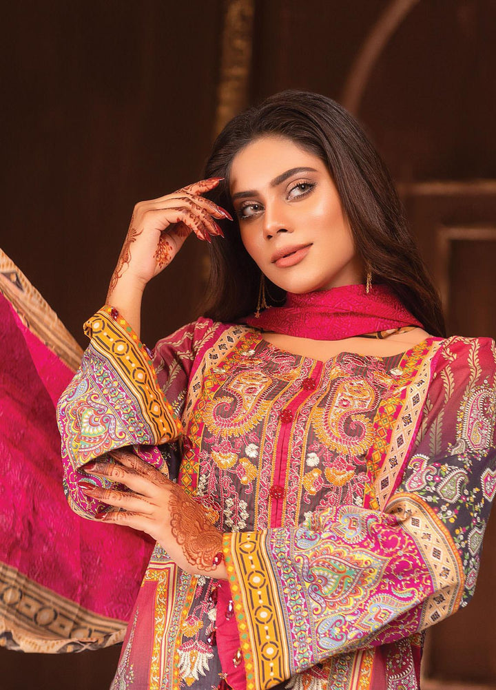 Afreen by Zebaish Embroidered Lawn Suits Unstitched 3 Piece ZSH21AR DE-05 - Summer Collection