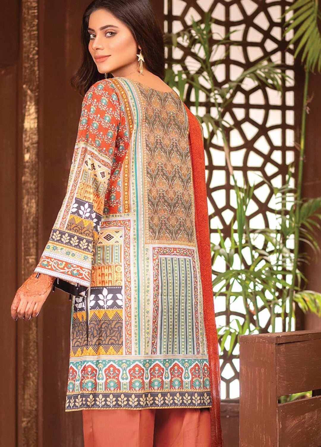 Afreen by Zebaish Embroidered Lawn Suits Unstitched 3 Piece ZSH21AR DE-06 - Summer Collection
