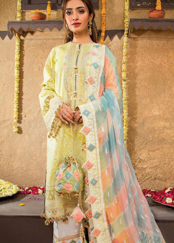 Afreen Viva by Anaya Embroidered Lawn Suits Unstitched 3 Piece AKC21A 01 Mehr - Luxury Collection