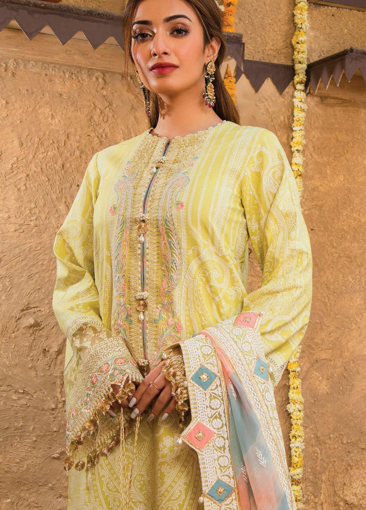 Afreen Viva by Anaya Embroidered Lawn Suits Unstitched 3 Piece AKC21A 01 Mehr - Luxury Collection