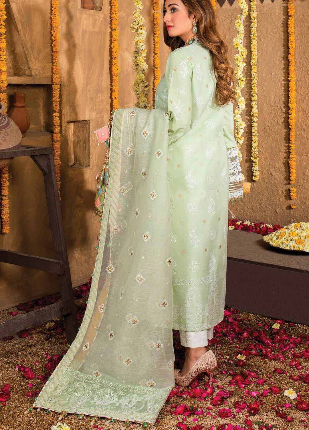 Afreen Viva by Anaya Embroidered Lawn Suits Unstitched 3 Piece AKC21A 03 Zoha - Luxury Collection