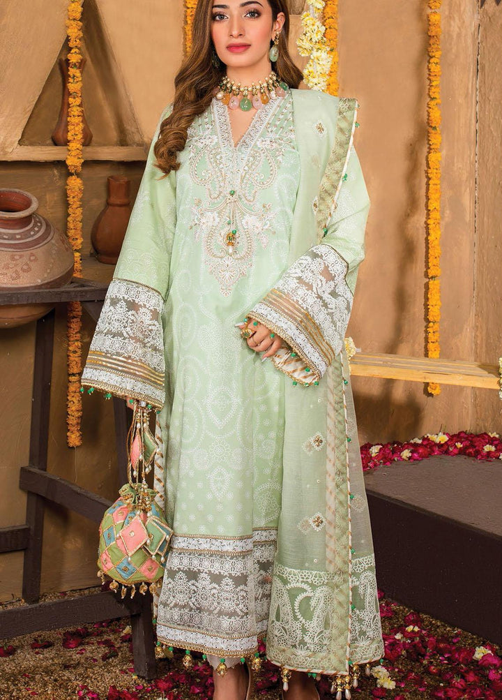 Afreen Viva by Anaya Embroidered Lawn Suits Unstitched 3 Piece AKC21A 03 Zoha - Luxury Collection