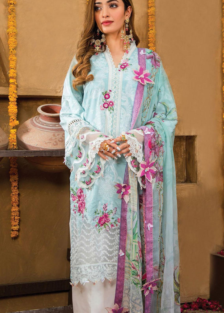 Afreen Viva by Anaya Embroidered Lawn Suits Unstitched 3 Piece AKC21A 04 Andaleeb - Luxury Collection