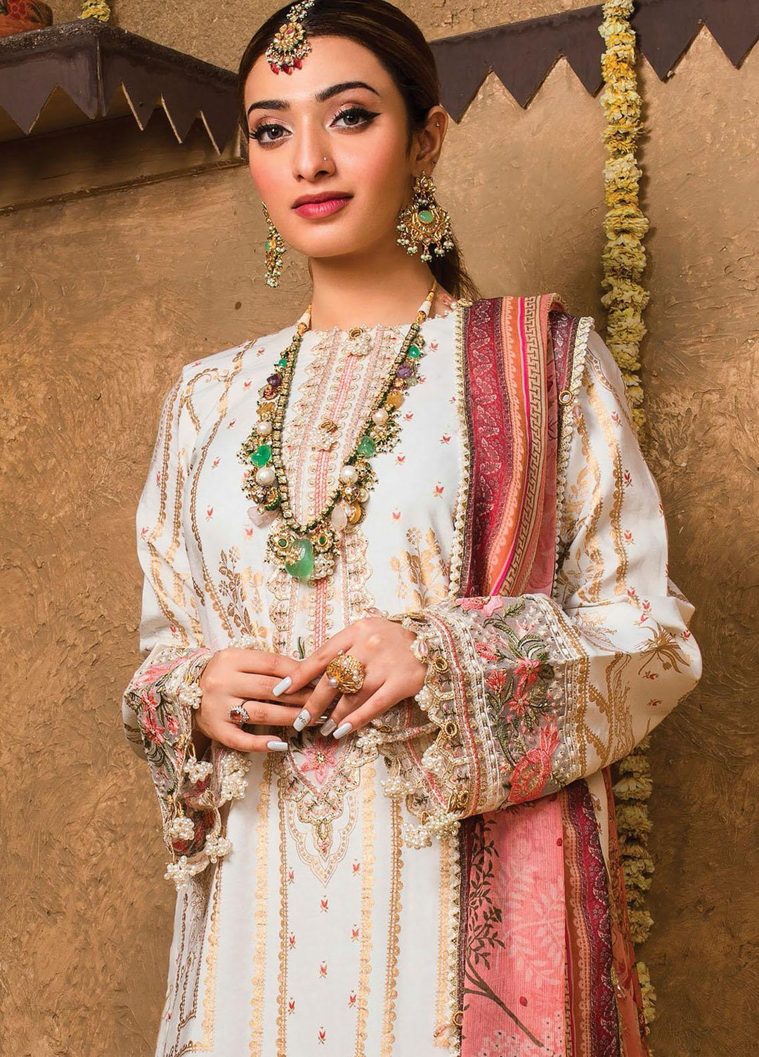 Afreen Viva by Anaya Embroidered Lawn Suits Unstitched 3 Piece AKC21A 06 Mina - Luxury Collection