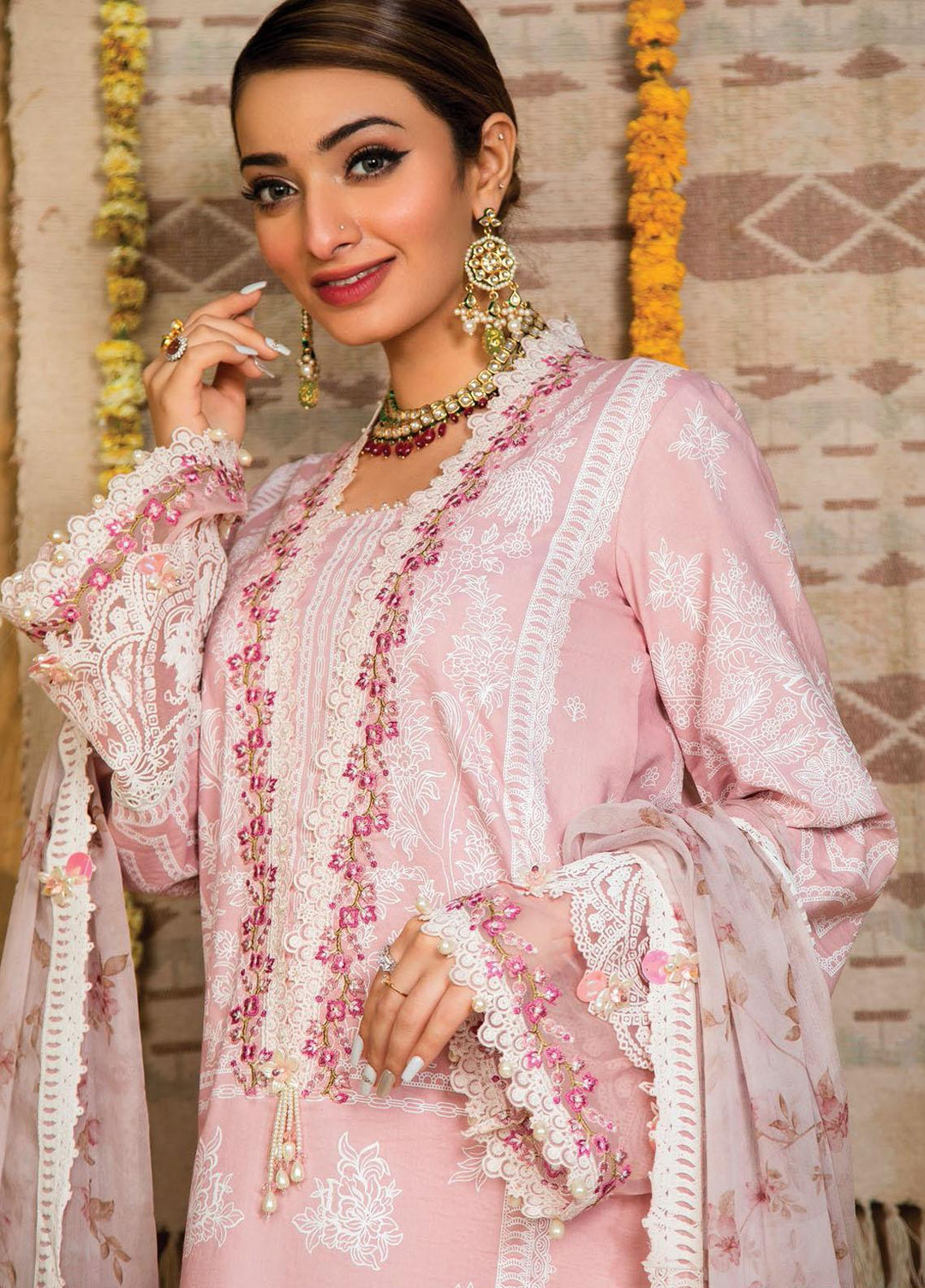 Afreen Viva by Anaya Embroidered Lawn Suits Unstitched 3 Piece AKC21A 07 Afsa - Luxury Collection