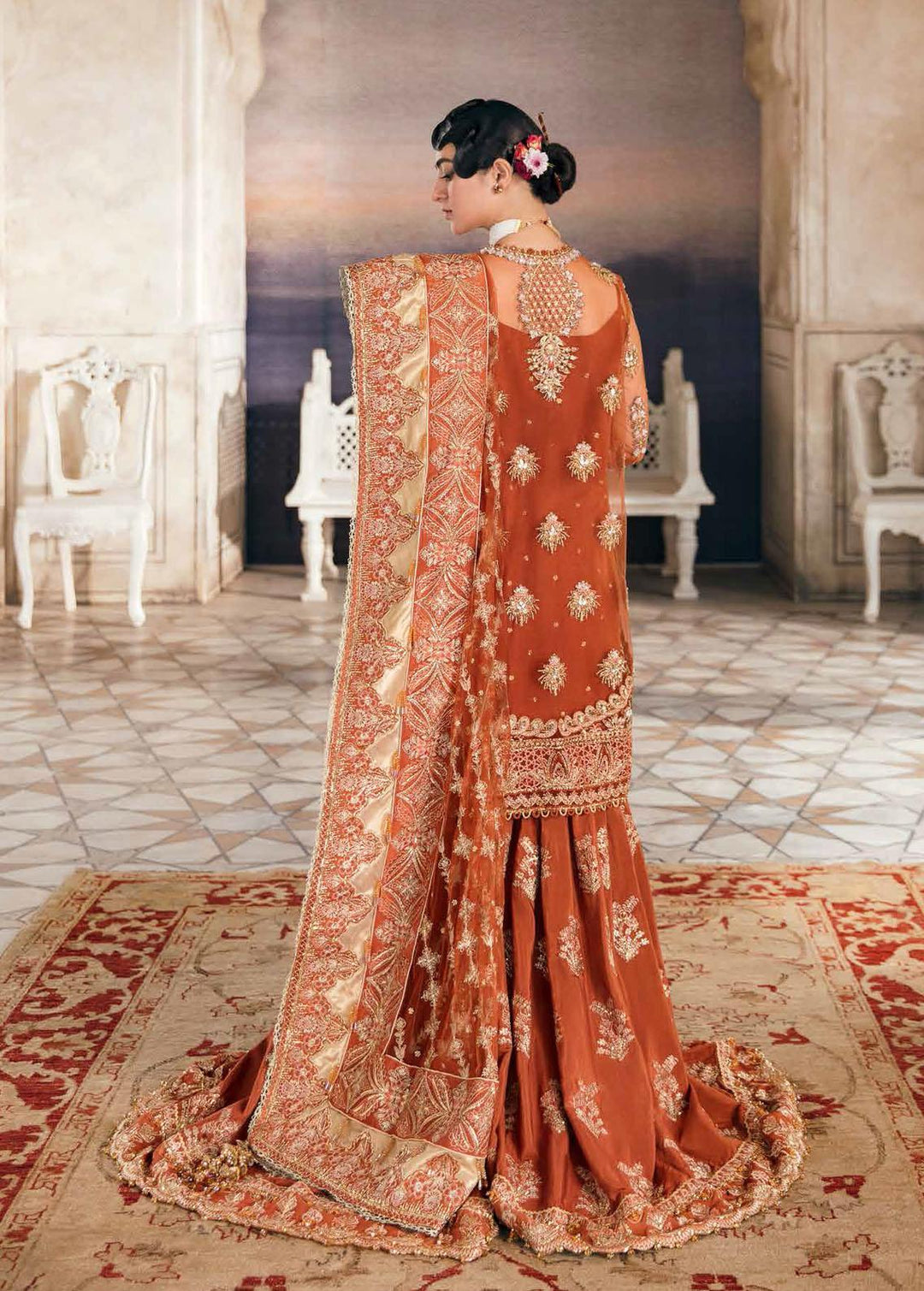 Afrozeh Embroidered  Suits Unstitched 3 Piece AF22B 002 Rangreza - Bridal Collection