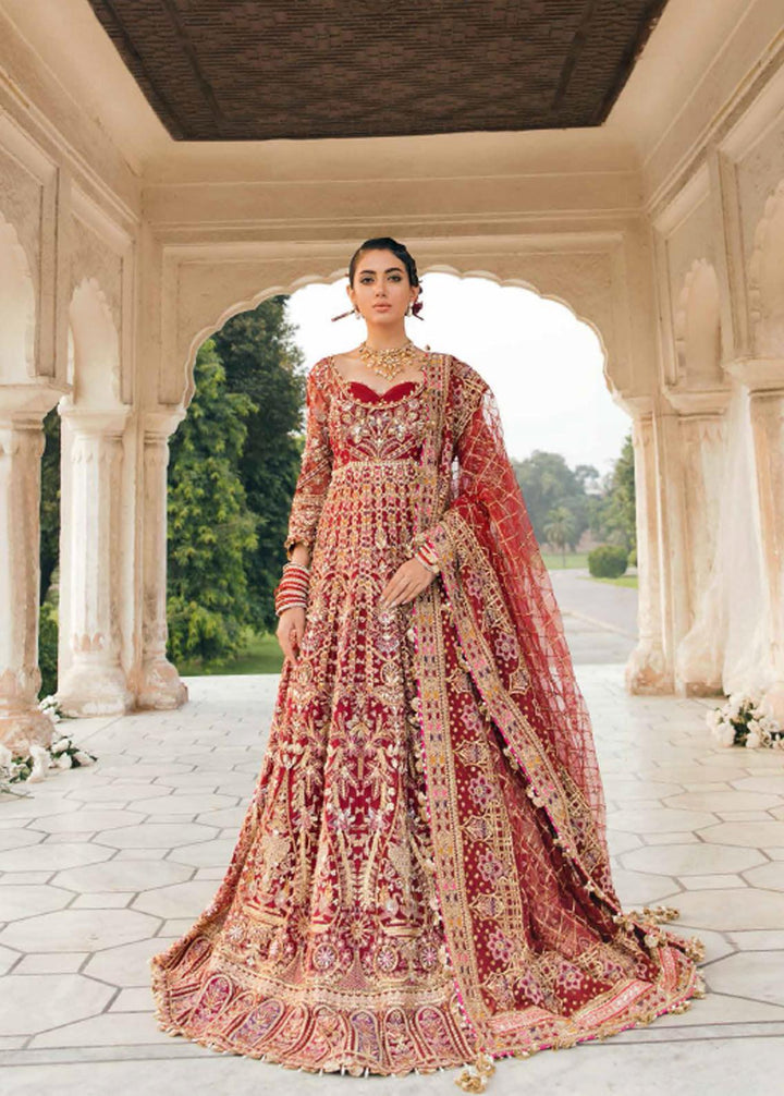 Afrozeh Embroidered  Suits Unstitched 3 Piece AF22B 003 Mahjabeen - Bridal Collection