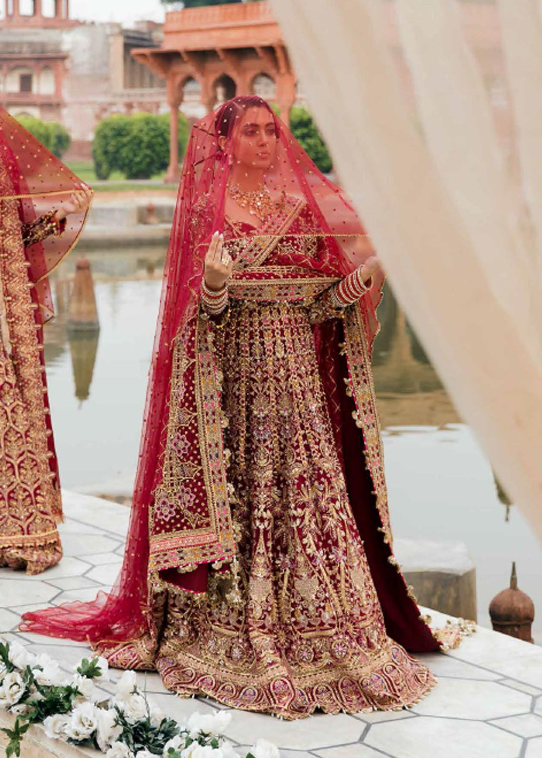 Afrozeh Embroidered  Suits Unstitched 3 Piece AF22B 003 Mahjabeen - Bridal Collection