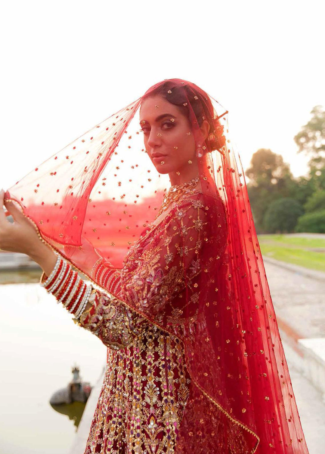 Afrozeh Embroidered  Suits Unstitched 3 Piece AF22B 003 Mahjabeen - Bridal Collection